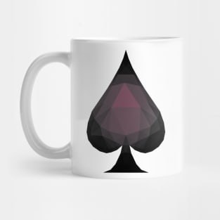 Ace of Spades Low Poly Mug